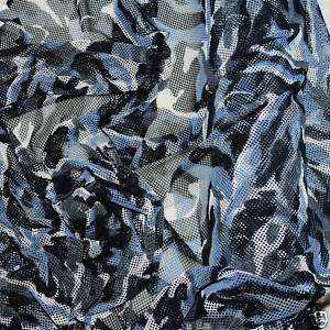 CAMO DEER BLIND MESH FABRIC STRETCH 58 BY THE YARD  