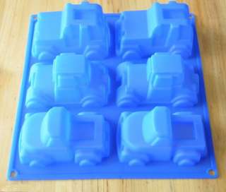   Cake Moulds Soap Molds Chocolate Mold 6 Holes Car Cake Mold  