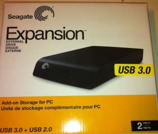   Seagate 2TB USB 3.0 Expansion External Hard Drive 763649030851  