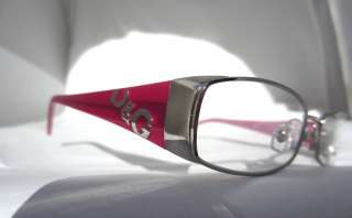 Dolce & Gabbana Eyeglasses Glasses Silver Pink Fuchsia Model 5037 