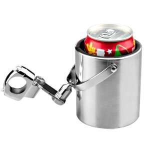    Stainless Steel Motorcycle Drink/Cup Holder 