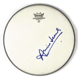 Annie Lennox Autographed Drumhead