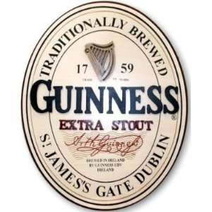  Arthur Guinness Extra Stout Irish Beer Pub 3D Pint Glass 