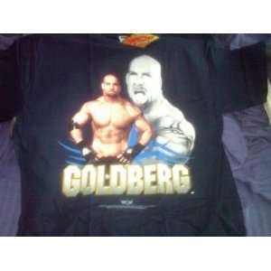 WCW/NWO Large (L) Blue Bill Goldberg Fear the Spear T Shirt WWF WWE 