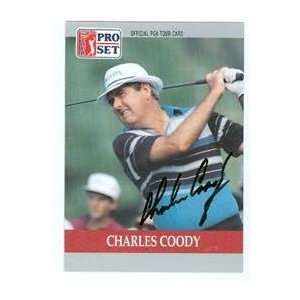  Charles Coody autographed Golf trading card Sports 