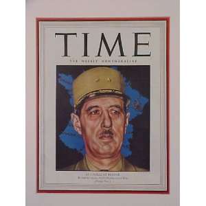 Charles De Gaulle France May 29 1944 Time Magazine Fabulous Beautiful 