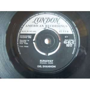 DEL SHANNON Runaway 7 45 Del Shannon Music