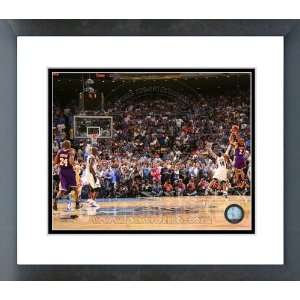  Lakers Derek Fisher 2009 NBA Finals Game 4 Action Framed 