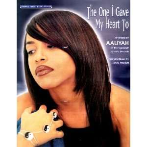   .The One I Gave My Heart To.Sheet Music. Diane Warren Books