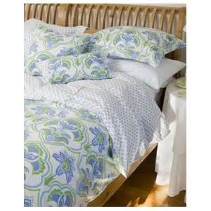  Chandler Bedding Lotus Blue Green Standard Pillow Sham 
