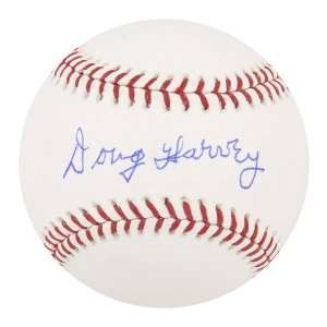 MLB Umpire Doug Harvey Autographed Baseball Everything 