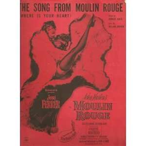  Sheet Music The Song From Moulin Rouge 1 