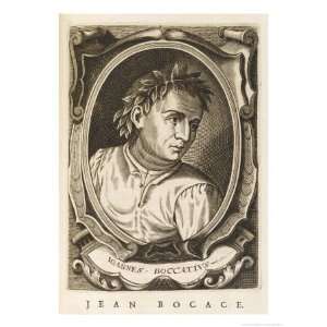  Giovanni Boccaccio Italian Writer Giclee Poster Print by 