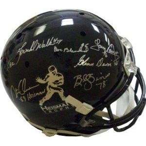 Glenn Davis signed Black Full Size Replica Helmet 6 signatures 