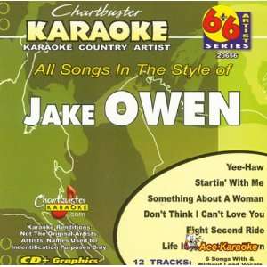   Chartbuster Karaoke 6X6 CDG CB20656   Jake Owen Musical Instruments