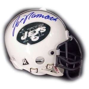 Joe Namath Signed NY Jets Sharco Mini Helmet