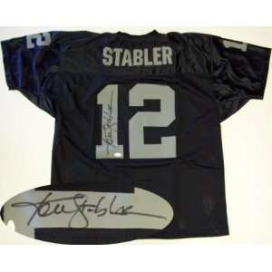 Ken Stabler Signed Oakland Raiders Black Jersey