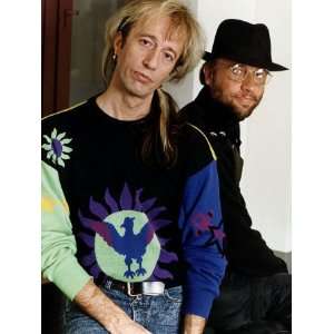  Bee Gees Pop Group Members Brothers Maurice Gibb & Robin Gibb 