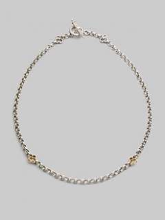Konstantino   Sterling Silver & 18K Yellow Gold Chain Necklace