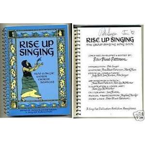 Pete Seeger Rise Up Singing Rare Signed Autograph Book   Sports 