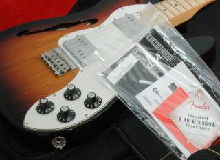 New Fender® Classic Player Telecaster, Tele Thinline Deluxe, 3 Color 