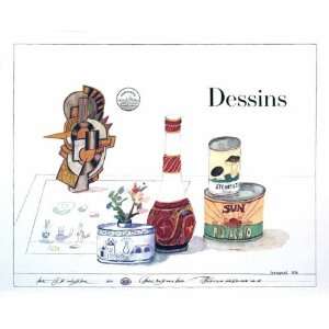  Dessins, 1981 by Saul Steinberg. Size 30.00 X 24.00 Art 