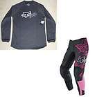 Fox HC Jersey Girls 180 Pants Black Pink Large LG 9/10