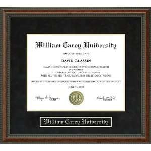  William Carey University Diploma Frame