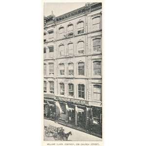  1893 Print William Clark Co. Building New York City 