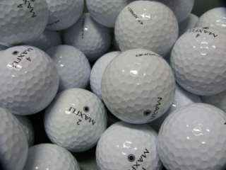 Dozen Maxfli BLACK MAX Golf Balls Older Black Number   ACTUAL BALLS 