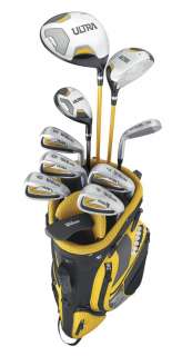 WILSON ULTRA Complete Package Right Handed Mens Golf Club Set w/ Bag 