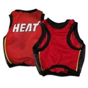 Officially Licensed Miami Heat NBA Basketball Dog Jersey Shirt Large