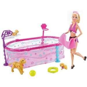  Barbie Puppy Swim School Pool Toys & Games