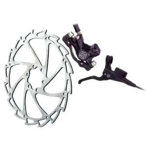  Gusset HydroChute disc brake, front (180mm) black: Sports 
