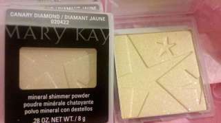 Mary Kay Mineral SHIMMER Powder CANARY DIAMONDS * Gold  