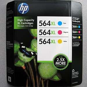 PACK HP GENUINE 564XL Color Ink (RETAIL BOX) (CN648BN) 564 XL 