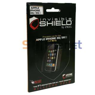Zagg invisible SHIELD Full Body Protector Shield For iPhone 3GS 3G 