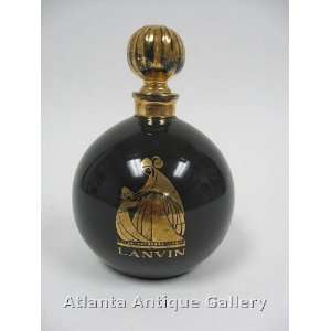 Lanvin Factice Perfume Bottle with Fluted Stopper 5 1/4 tall  