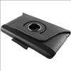 HTC Flyer 360° Rotating Stand Leather Cover Case With Stand   BLACK 