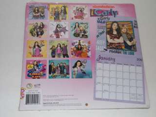 Nickelodeon iCarly Carly Sam Fredy Spencer TV Show 2012 16 Month Wall 