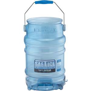 Gal San Jamar Saf T Ice Tote clear carrier bucket New  