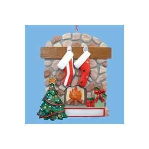   of 2 Stocking Christmas Ornaments for Personalization: Home & Kitchen
