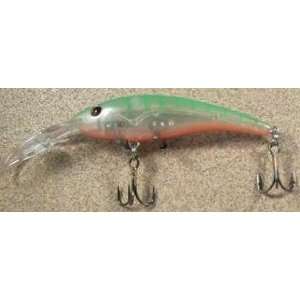 JLVLures JLV Lures Curved Minnow Freshwater Diver Glow Green  Walleye 