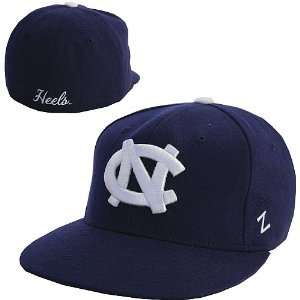   North Carolina Tar Heels Slider Fitted Navy Hat