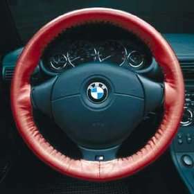   Geninue Leather Steering Wheel Cover   Ford GT 2005   2005 Automotive