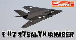   117 Blacknight Stealth Lockhead 70mm EDF RC Jet Nighthawk 2.4GHZ Black