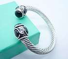  Fashion Style Bangle Jewelry Bracelet Charm Inlaid Cable 