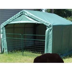  MDM Rhino Shelters 12 x 12 Shed Instant Garage in Green 