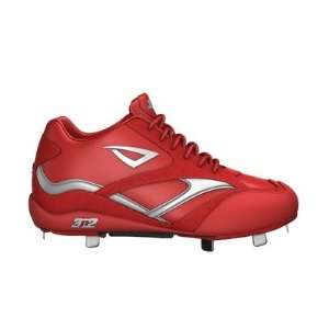  3N2 6735 1104 Mens Showtime Mid Baseball Cleat in Maroon 