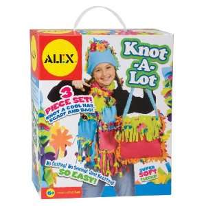  Alex Toys Knot a Lot 3 Piece Fleece Craft Kit Toys 